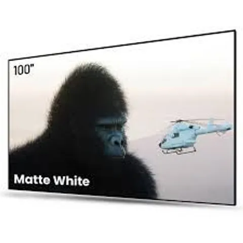 BOXED AWOL VISION 120 INCH PROJECTOR SCREEN FIXED FRAME // MODEL: AWOL MW-120