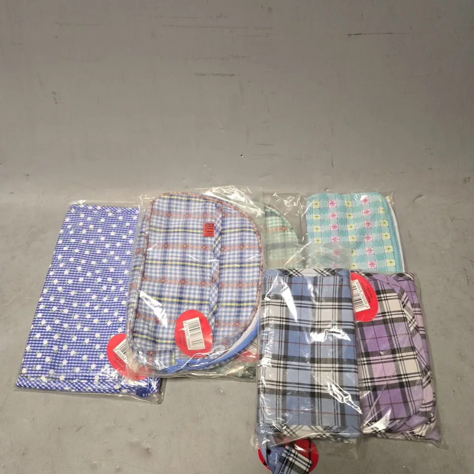 BOX OF APPROX 80 ASSORTED BAGS UNLIMITED POUCHES IN VARIOUS COLOURS AND DESIGNS