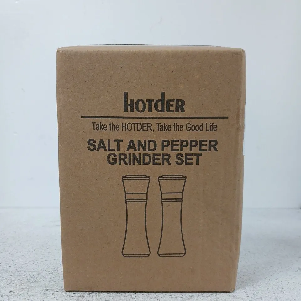 HOTDER SALT & PEPPER GRINDER SET – BOXED