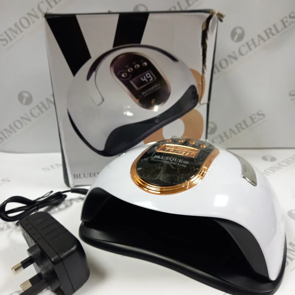 BOXED BLUEQUE V8 PROFESSIONAL NAIL LAMP 