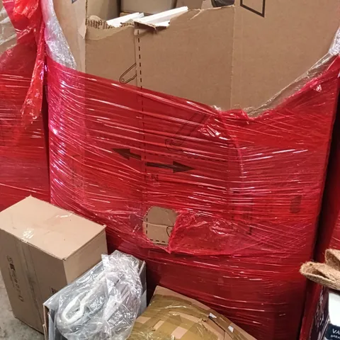 PALLET OF ASSORTED HOUSEHOLD GOODS AND PRODUCTS TO INCLUDE; HEATING BLANKET,FOAM BED XXL, COOKING TRAY 