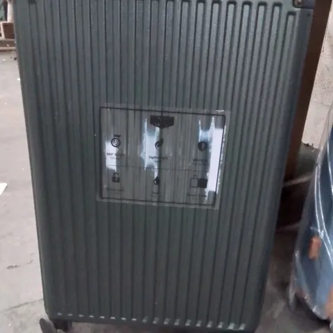 LUGG TRAVEL SUITCASE DARK GREEN 