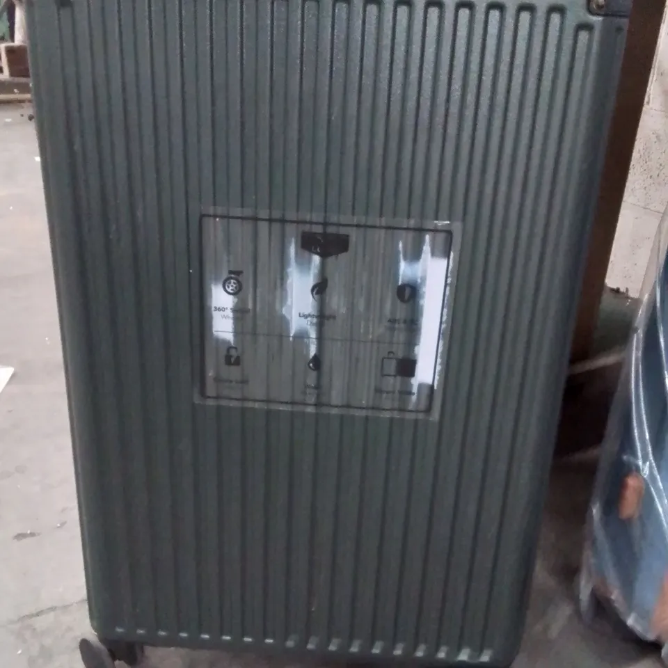 LUGG TRAVEL SUITCASE DARK GREEN 