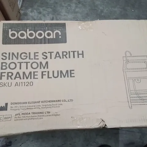BOXED SINGLE STARITH BOTTOM FRAME FLUME