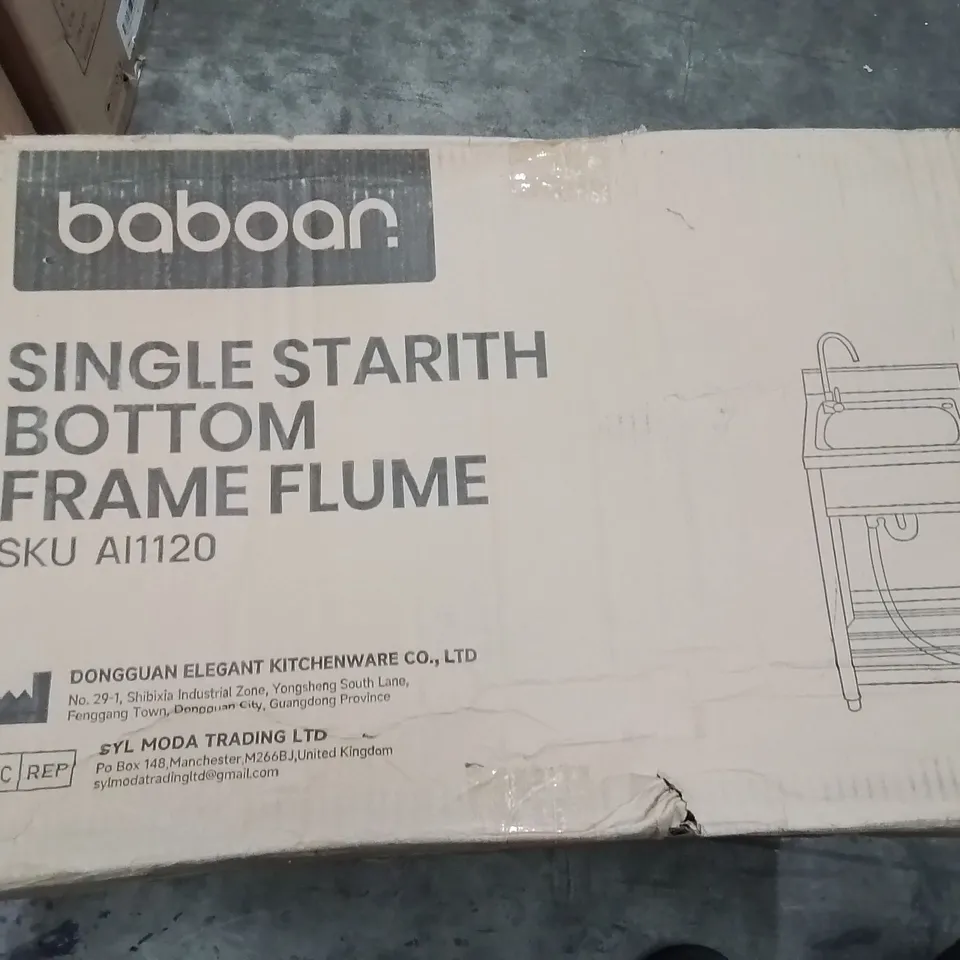 BOXED SINGLE STARITH BOTTOM FRAME FLUME 