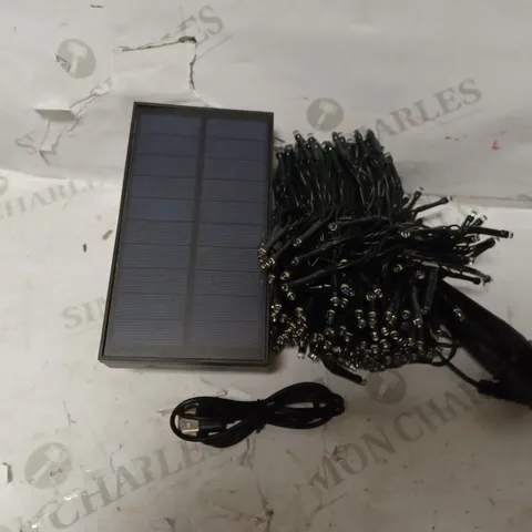 JOHN LEWIS OUTDOOR SOLAR POWERED 300 LINE LIGHTS WARM WHITE LEDS