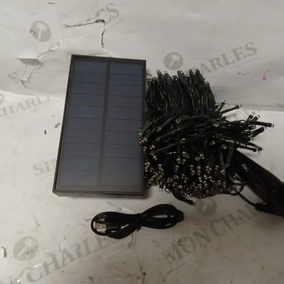 JOHN LEWIS OUTDOOR SOLAR POWERED 300 LINE LIGHTS WARM WHITE LEDS