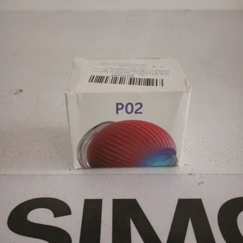 P02 RED RIBBED SPHERE INTERACTIVE CAT TOY – BOXED