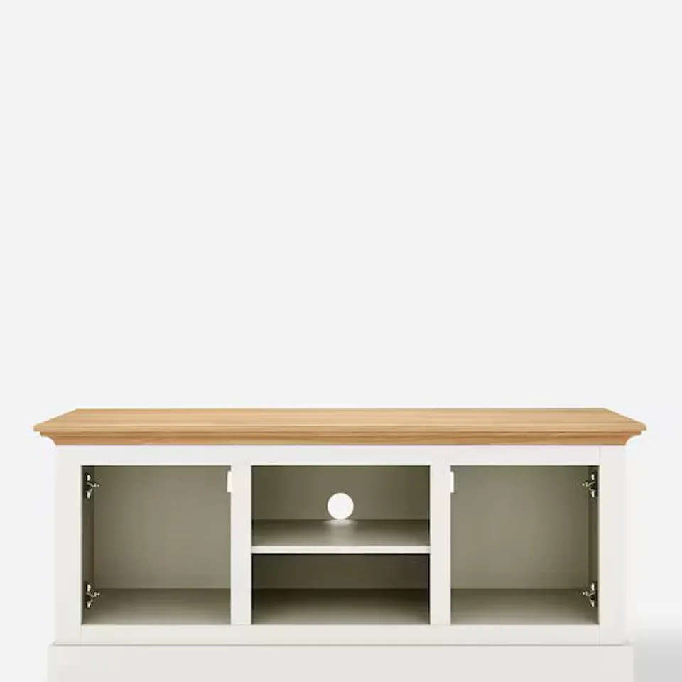 JULIPA ASHFORD WIDE TV STAND CREAM/OAK
