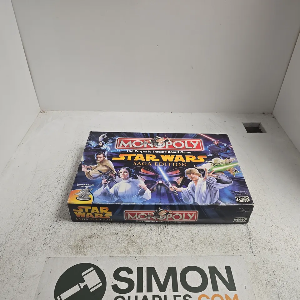 MONOPOLY STAR WARS SAGA EDITION BOARD GAME – BOXED