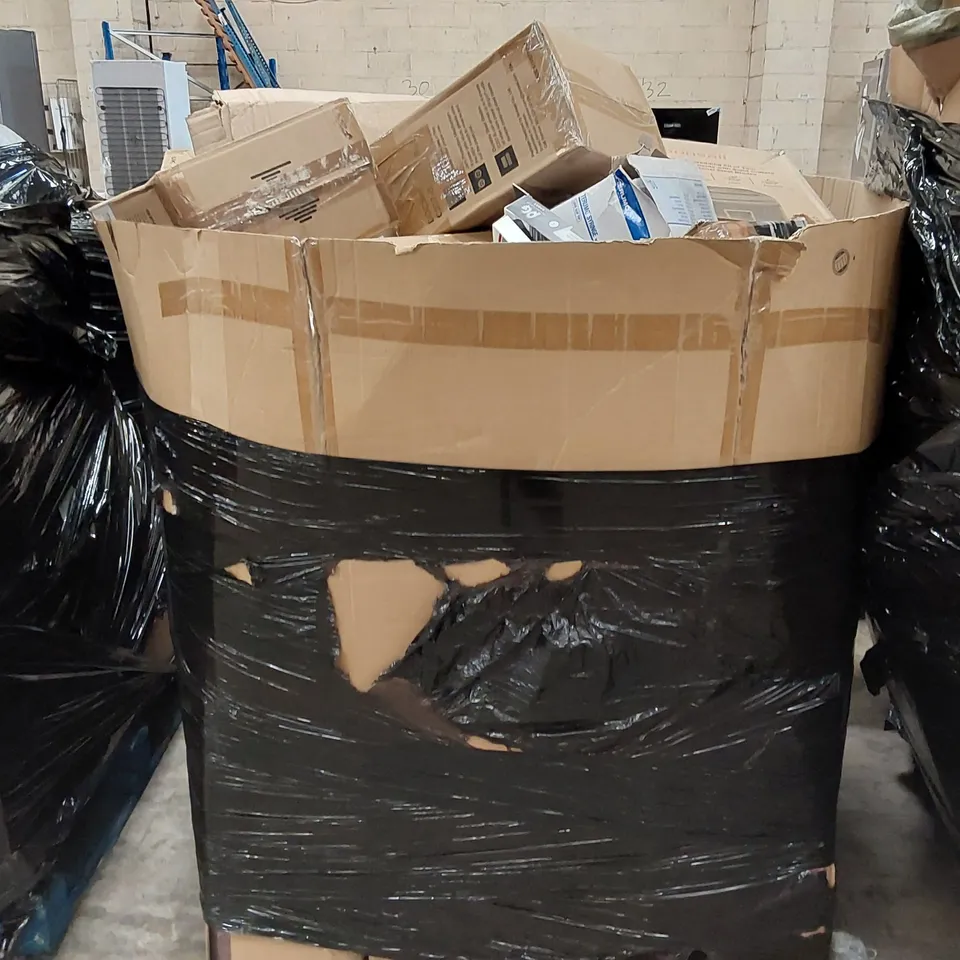 PALLET OF ASSORTED ITEMS INCLUDING: PAPER SHREDDERS, TOZO WIRELESS EARBUDS, SPORTS INJURY COMPRESSION PRODUCTS, TERUMO 10ML SYRINGES 