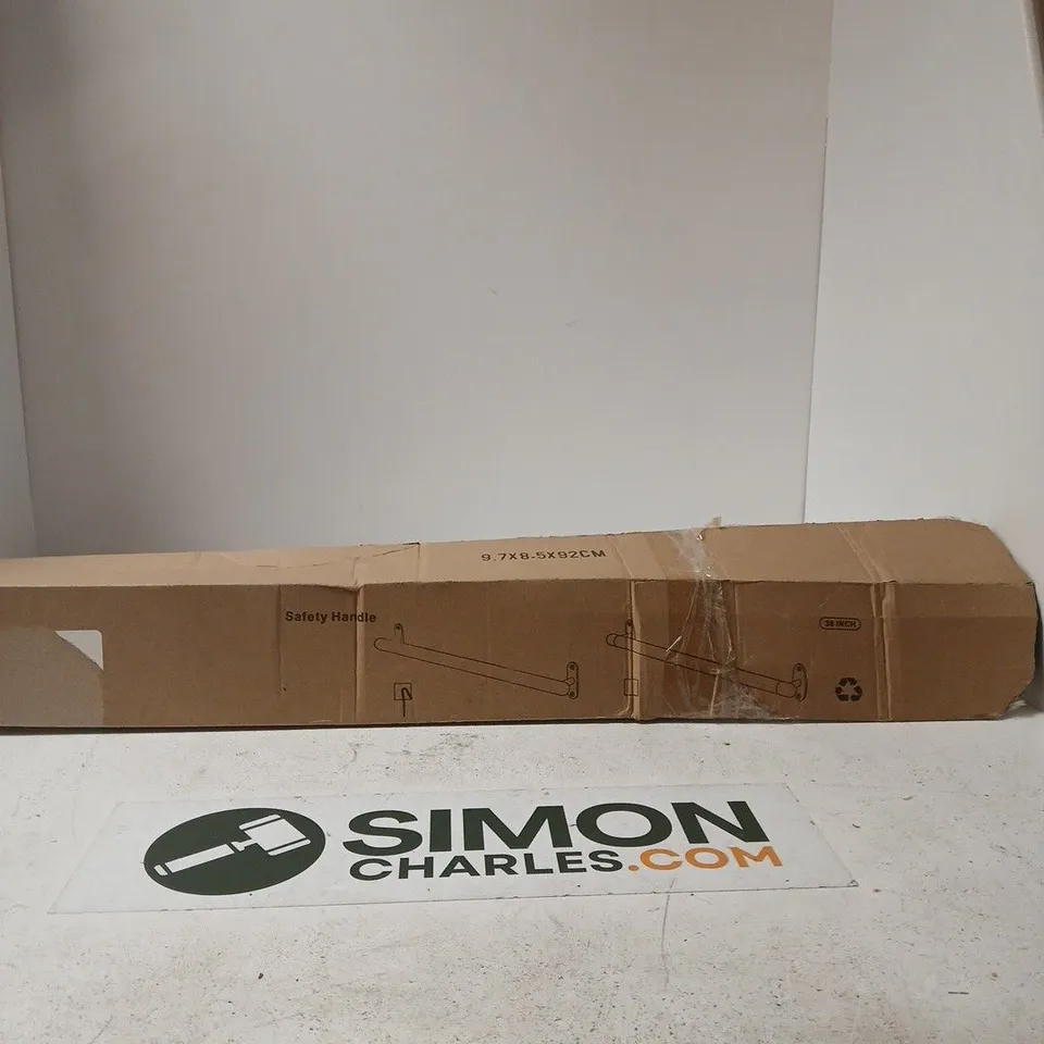 SAFETY HANDLE GRAB RAIL – WALL-MOUNTED, 92 CM, BOXED