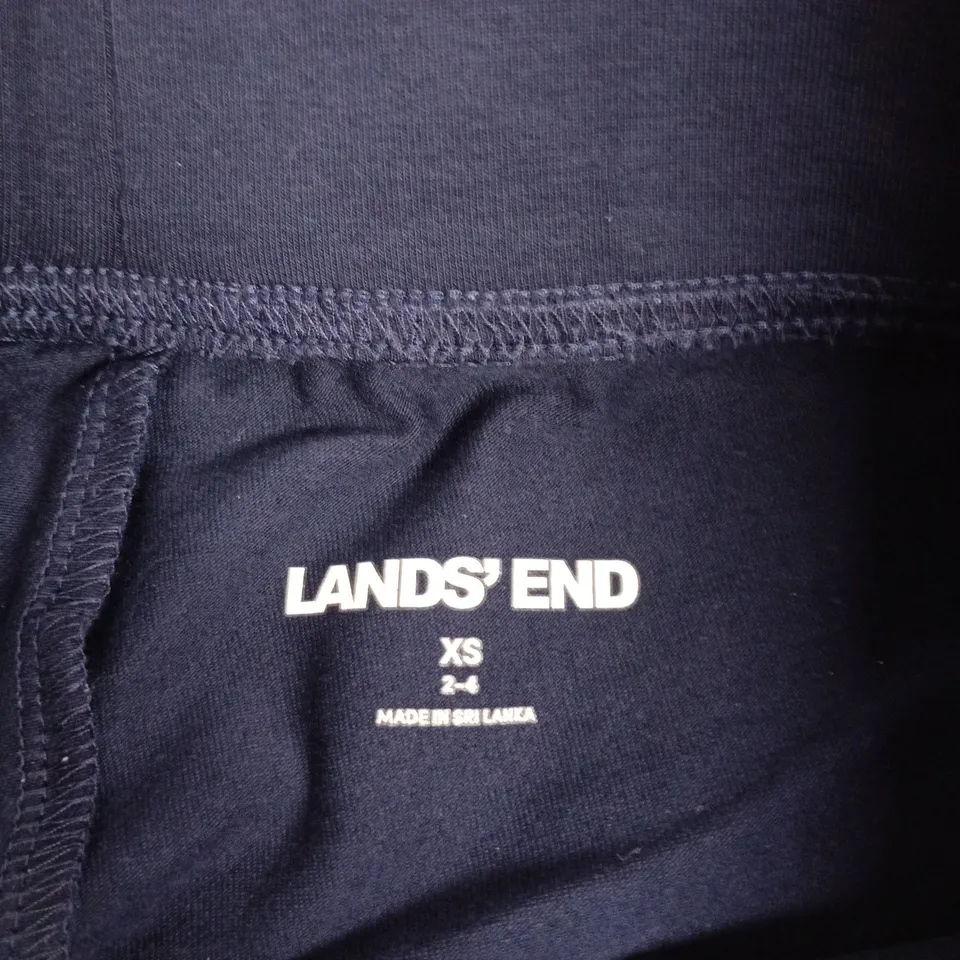 LANDS' END NAVY STRAIGHT PANT – UK 2-4 (XS 2-4)
