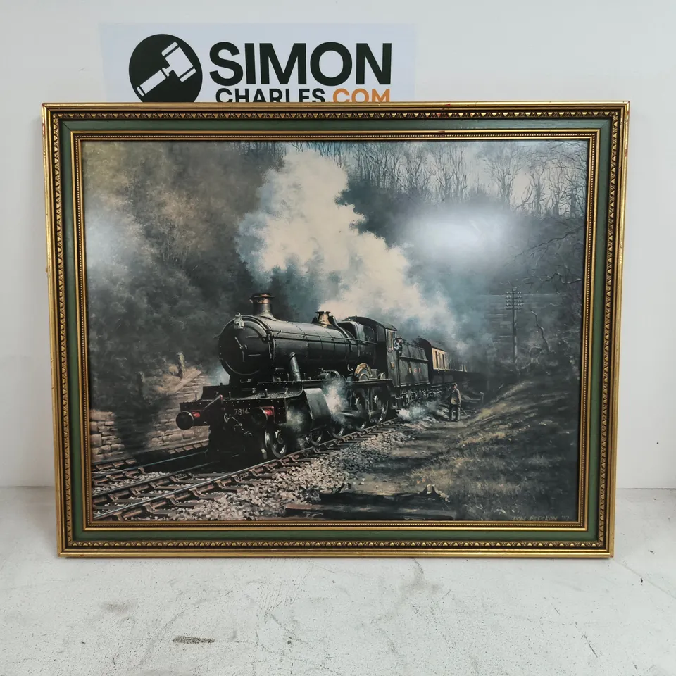 MANOR AT BROWNQUEEN FRAMED PRINT