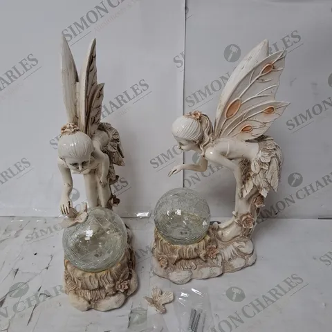 BOXED GARDEN REFLECTIONS SET OF 2 SOLAR FAIRIES