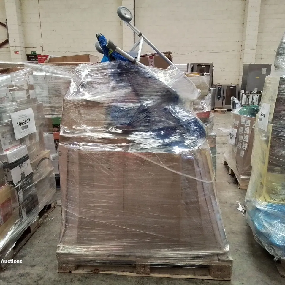PALLET OF APPROXIMATELY 14 UNPROCESSED RAW RETURN HOUSEHOLD AND ELECTRICAL GOODS TO INCLUDE;