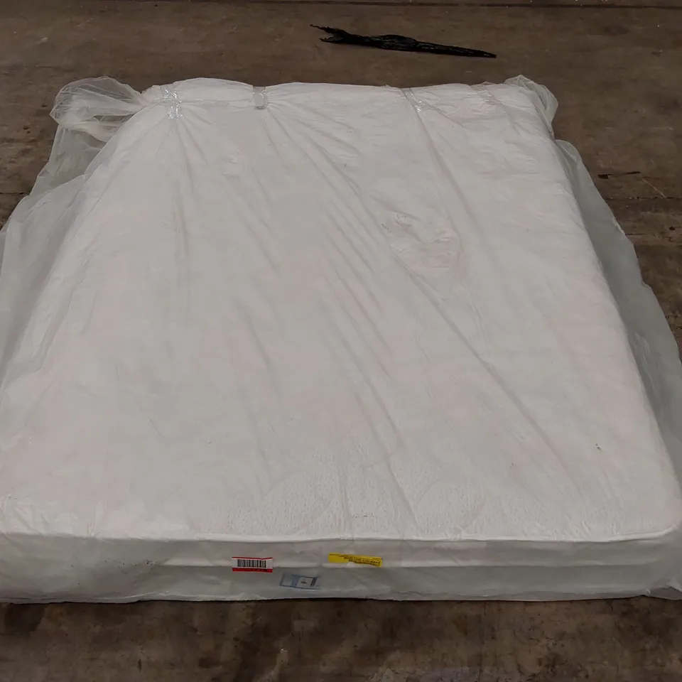 QUALITY BAGGED MEMORY WOOL POCKET SPRUNG HYBRID 2000 4'6" DOUBLE MATTRESS