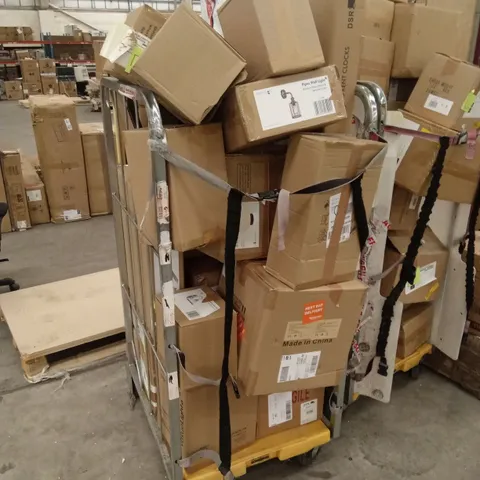 CAGE OF ASSORTED DESIGNER INDOOR LIGHTING PRODUCTS