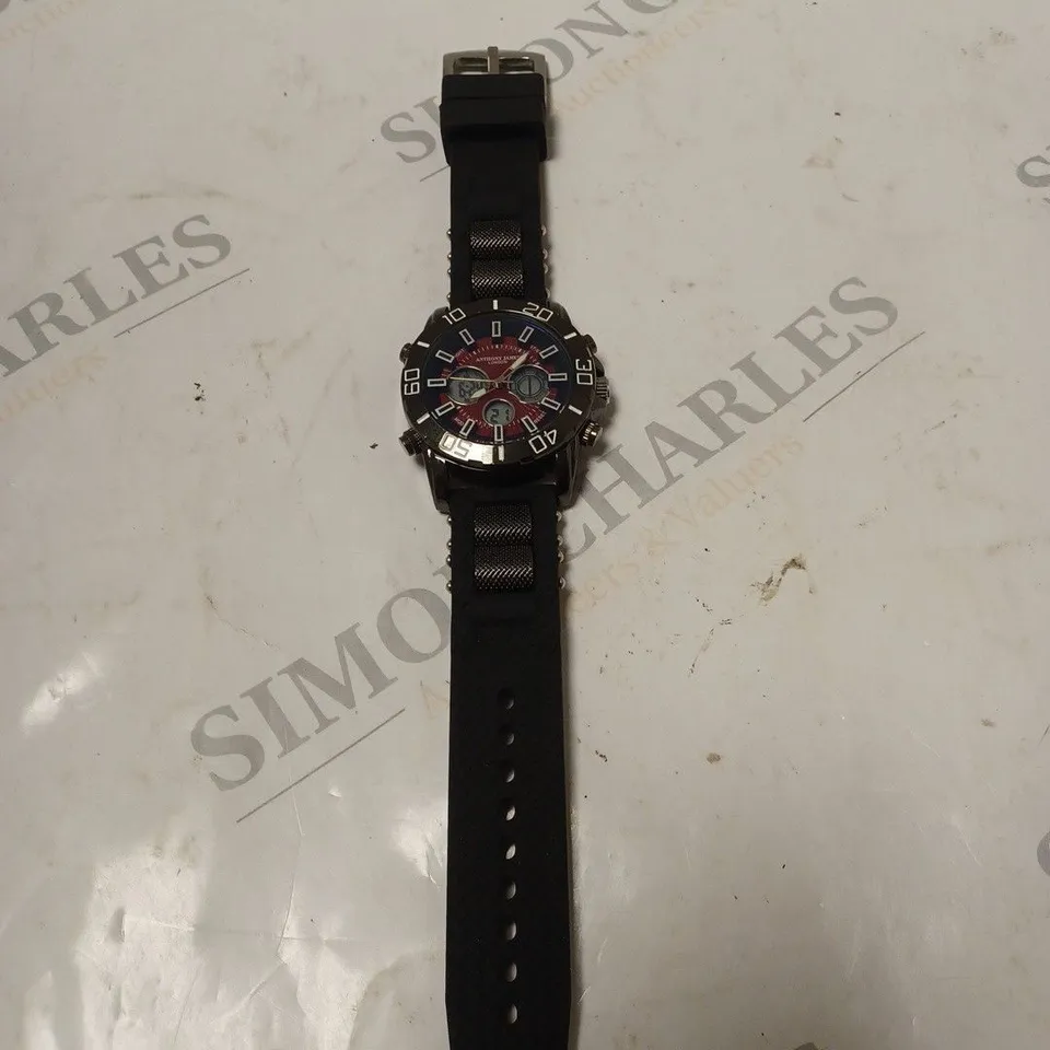 ANTHONY JAMES UNBOXED SPEEDSTER SPORT WATERPROOF WATCH NO.AJ24073433
