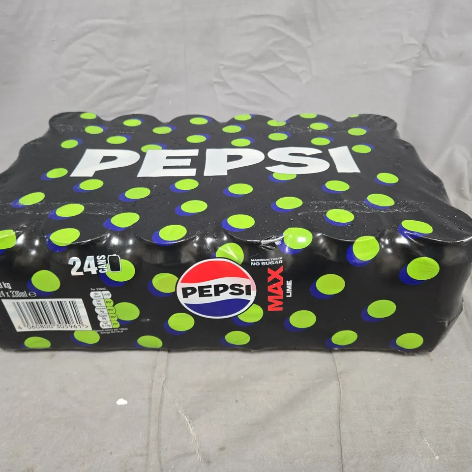 PEPSI MAX LIME 24 X 330ML CANS 