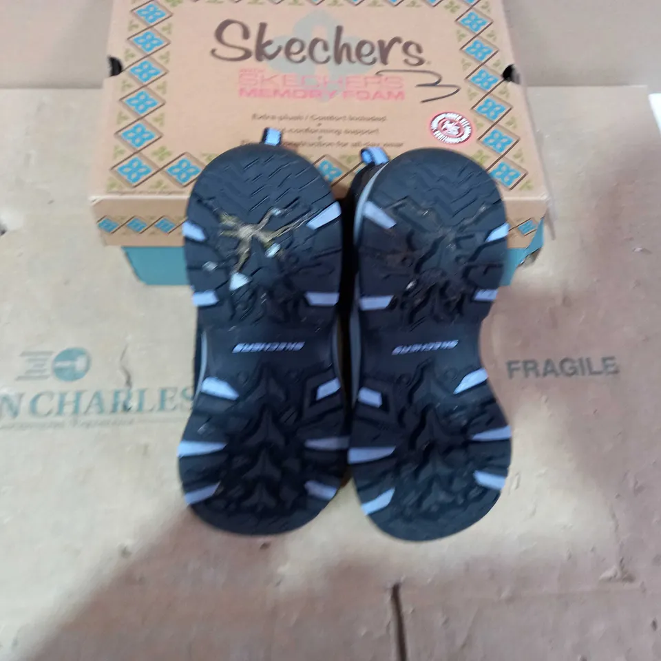 BOXED PAIR OF SKECHERS - SIZE 3