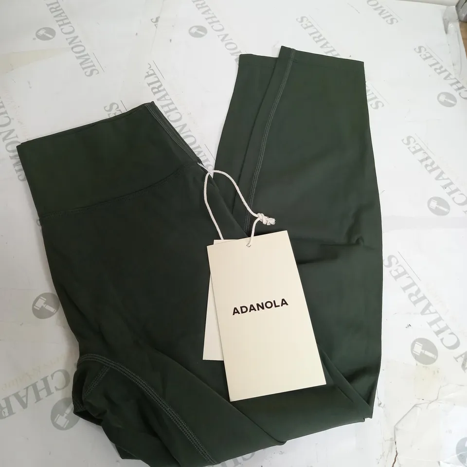 ADANOLA GREEN LEGGINGS SIZE S 