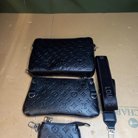 BOXED LOUIS VUITTON 3 PIECE BAG SET 