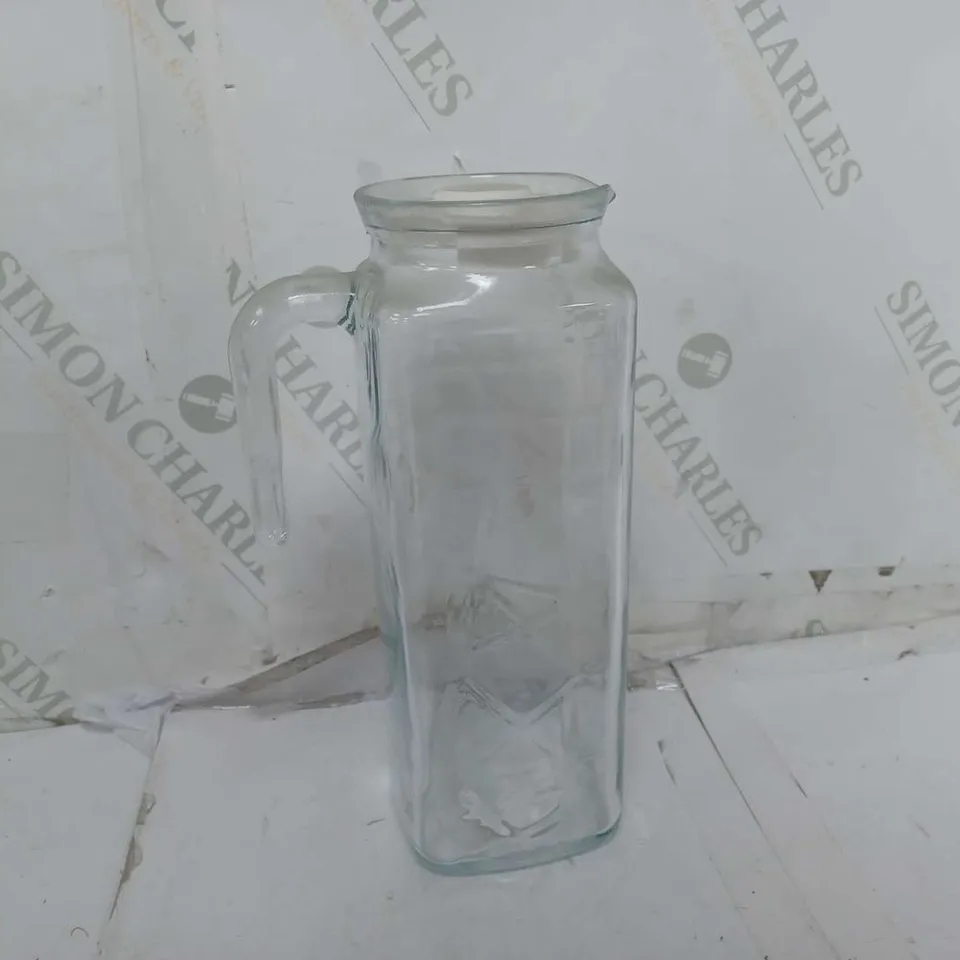 6 GEORGE HOME GLASS FRIDGE JUGS - COLLECTION ONLY