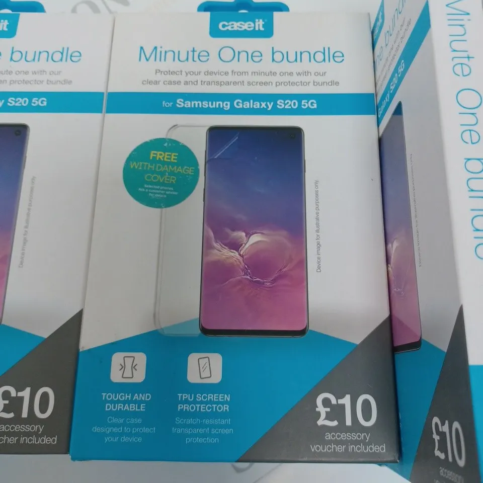 LOT OF APPROXIMATELY 90 CASE IT MINUTE ONE BUNDLE CLEAR CASES FOR SAMSUNG GALAXY S20 5G