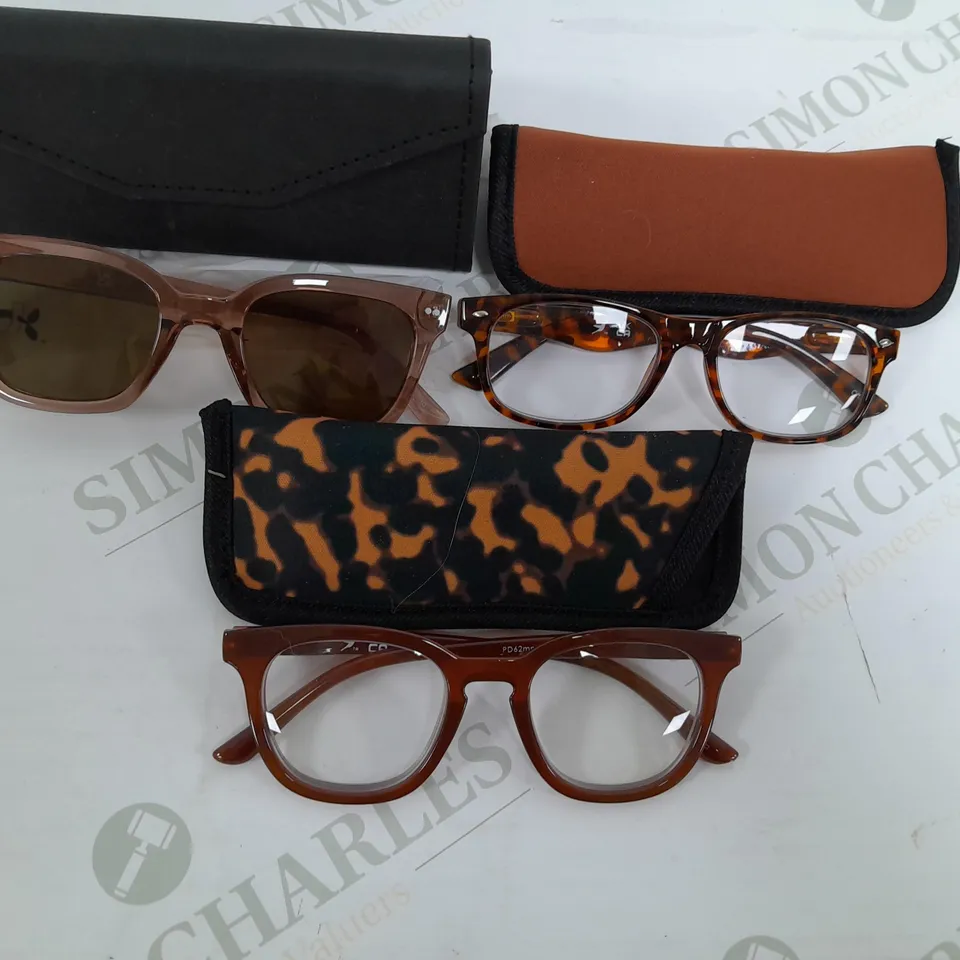 HUMMINGBIRD SUNGLASSE AND READING GLASSES 