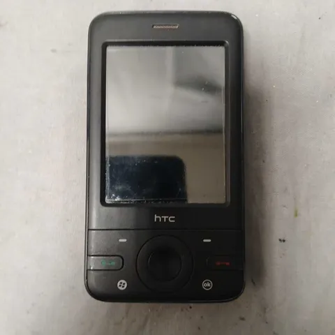 HTC MOBILE PHONE IN BLACK - MODEL UNSPECIFIED 