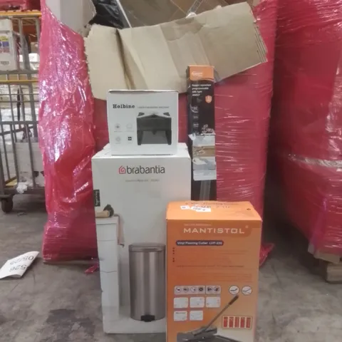 PALLET OF ASSORTED HOUSEHOLD GOODS AND FURNITURE TO INCLUDE; 