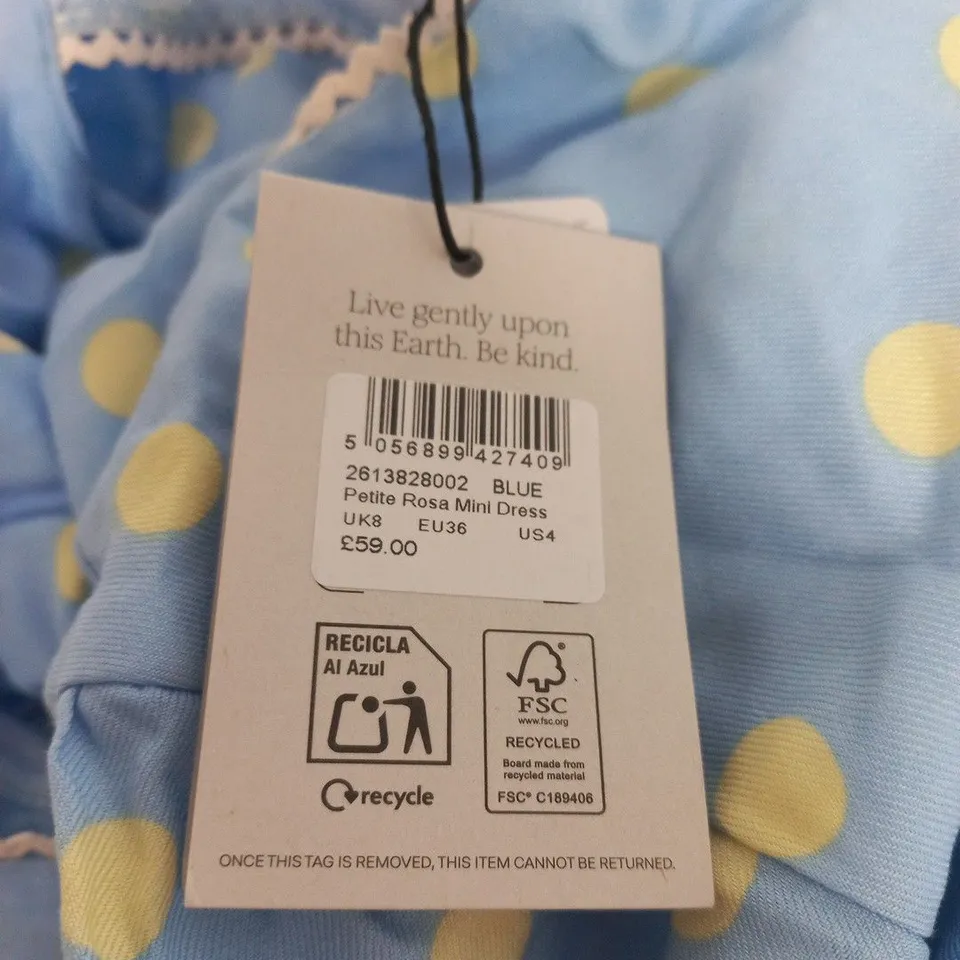 NOBODYS CHILD PETITE ROSA MINI DRESS – UK 8