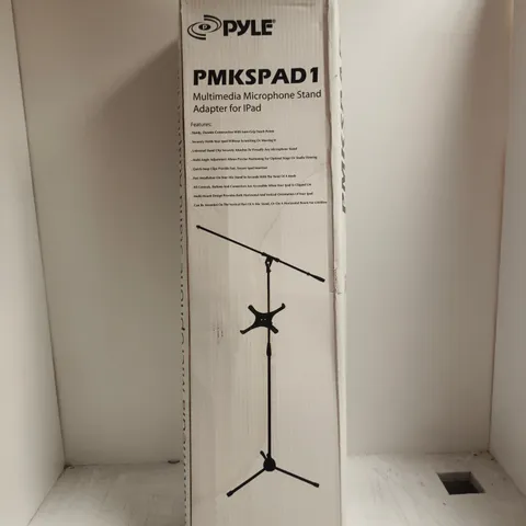 PYLE PMKSPAD1 MULTIMEDIA MICROPHONE STAND ADAPTER FOR IPAD – BOXED