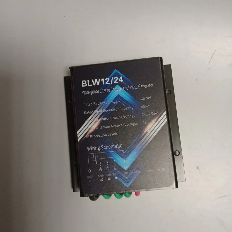 BOXED BLW12/24 WATERPROOF CHARGE CONTROLLER FOR WIND GENERATOR 