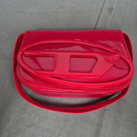 DIESEL RED SHORT STRAP CLUTCH BAG