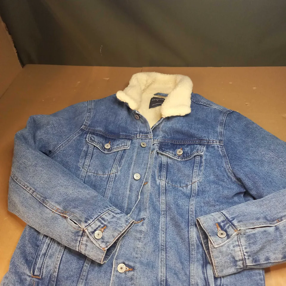 DESIGNER DENIM JACKET WITH WOOL INSIDE SIZEM