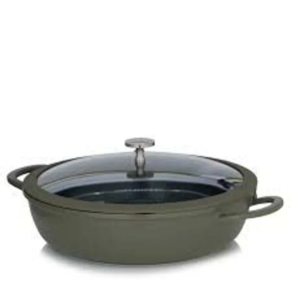 COOK'S ESSENTIALS CAST ALUMINUM CASSEROLE PAN