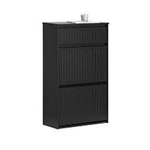 BOXED 6 PAIR SHOE CABINET