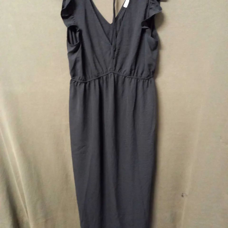 MAISON DE NIMES BLACK V-NECK DRESS - XL