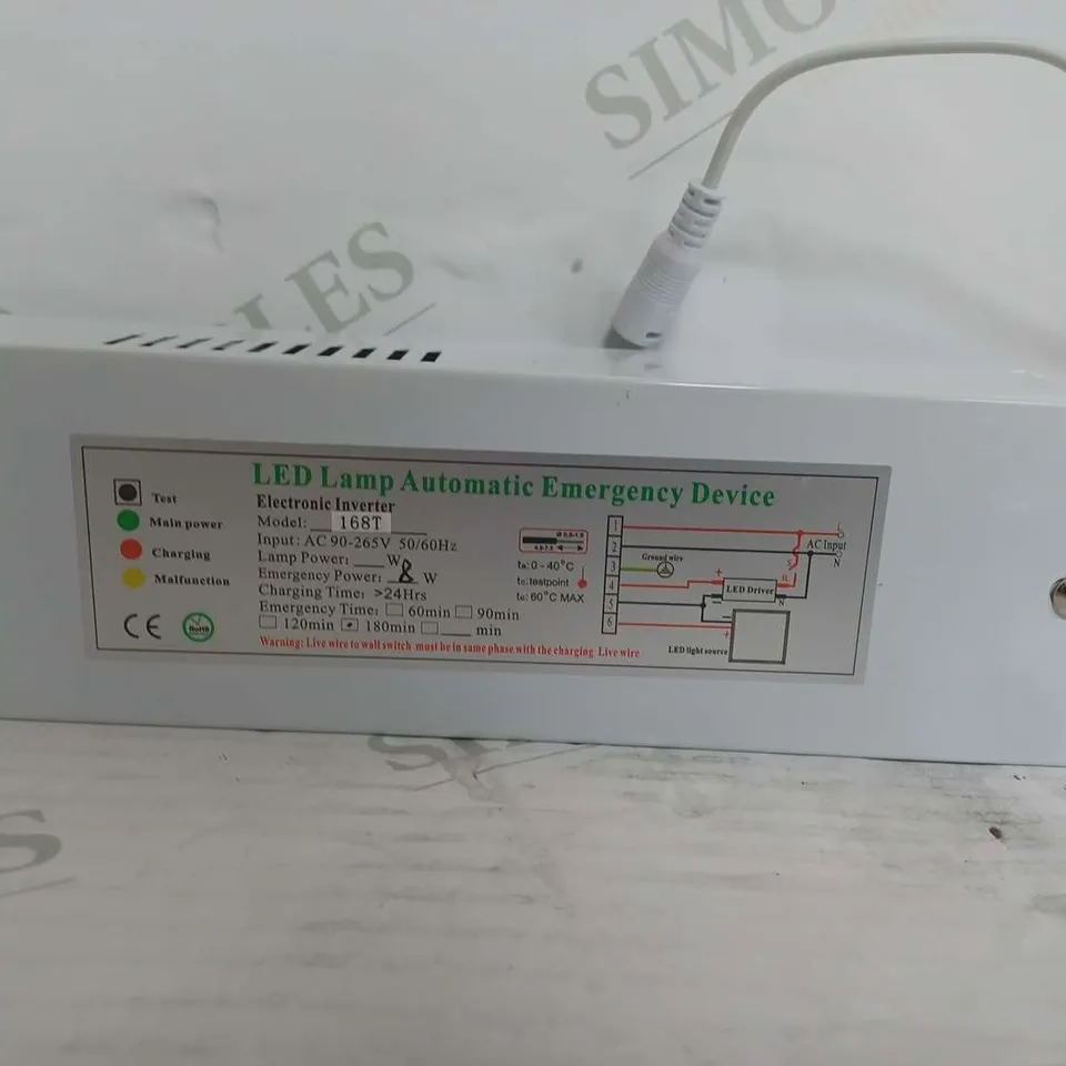 BOXED LED LAMP AUTOMATIC EMERGENCY DEVICE 
