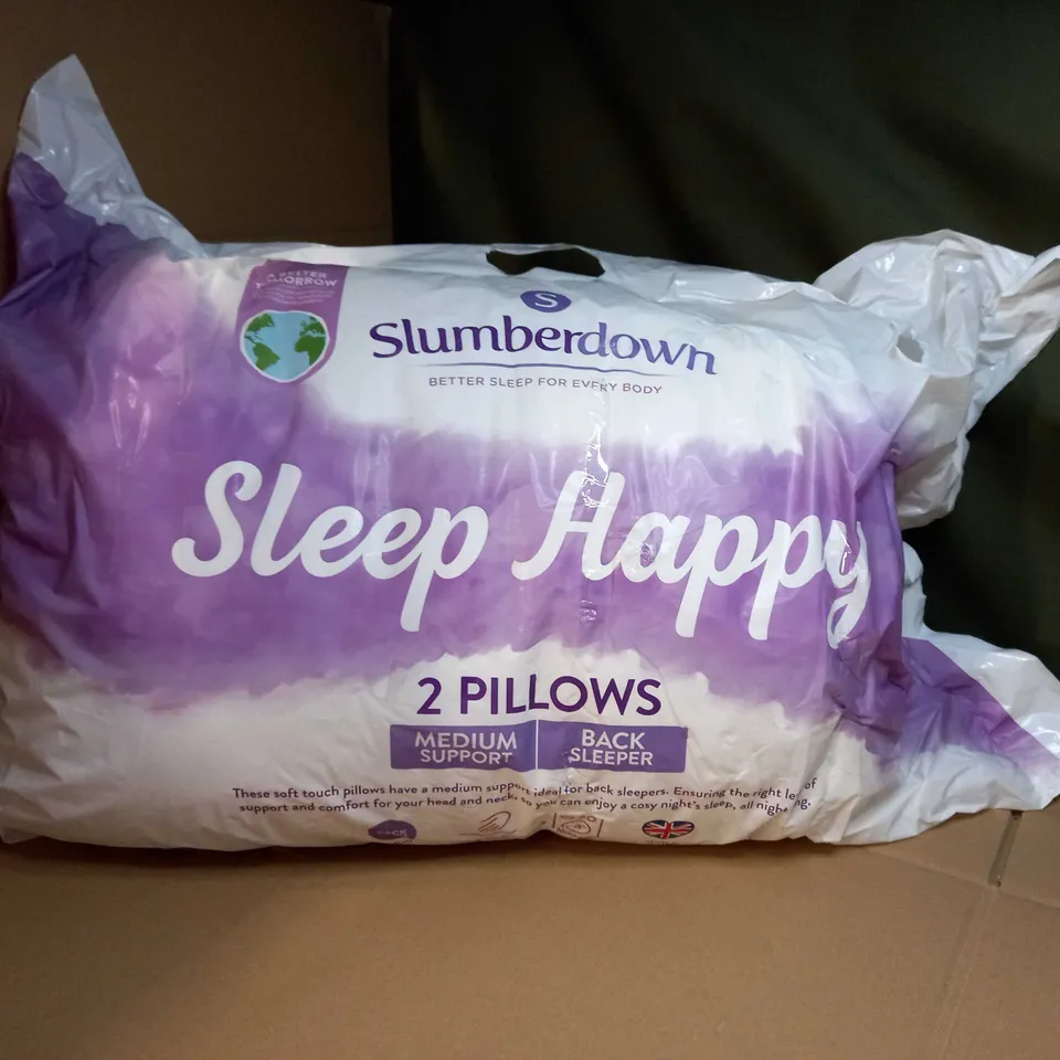 PACKAGED SLUMBERLAND MEDIUM SUPPORT PILLOWS