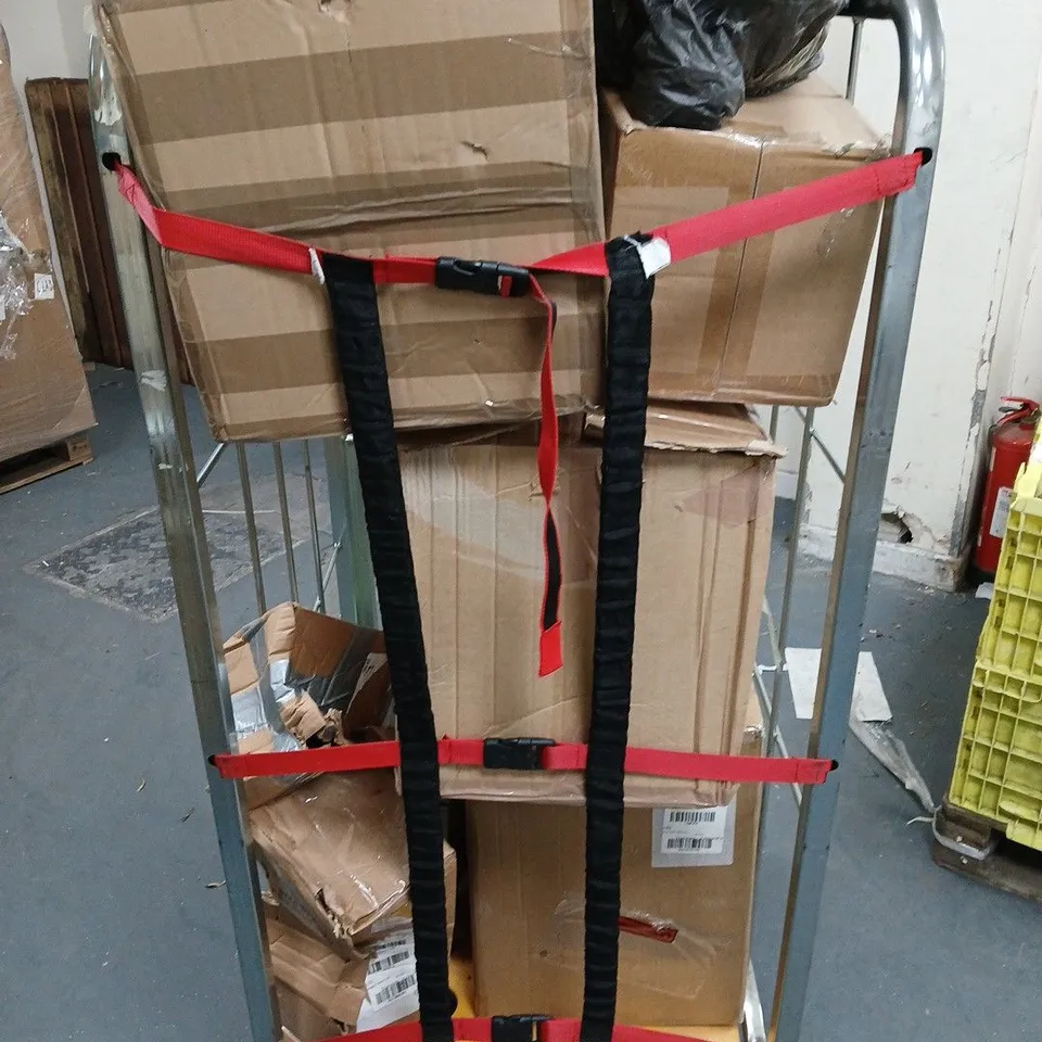 CAGE OF APPROXIMATELY 6 ASSORTED BROKEN ITEMS TO INCLUDE - BRITA WATER FILTER, LIVE PLANTS, AND SLOW COOKER ETC. - COLLECTION ONLY 