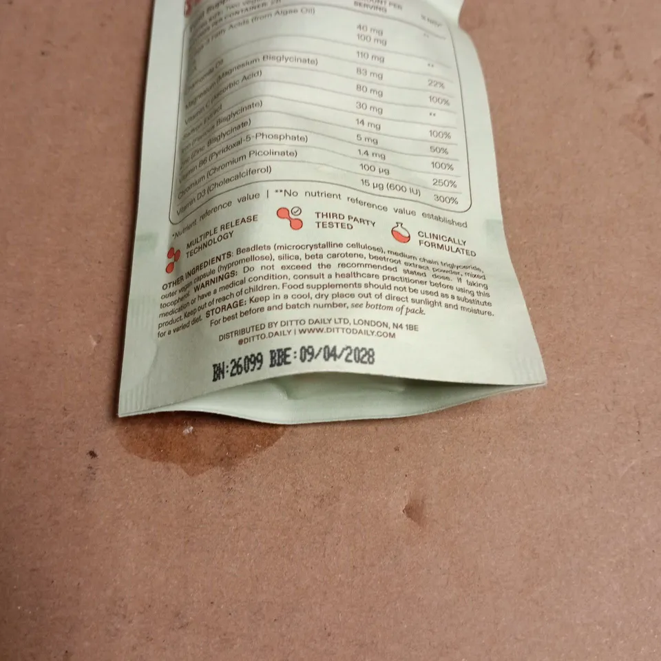 DITTO CYCLE SUPPLEMENT 28 DAY SUPPY 