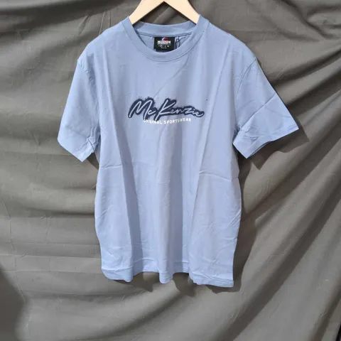 MCKENZIE ORIGINAL SPORTSWEAR T-SHIRT – LIGHT BLUE (MEN'S) SIZE M 