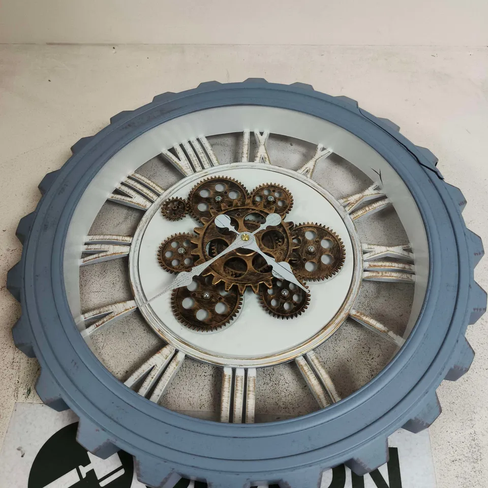 GEAR DESIGN WALL CLOCK 