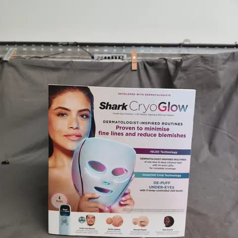 SHARK CRYOGLOW FACIAL SKINCARE MASK DEVICE – BOXED