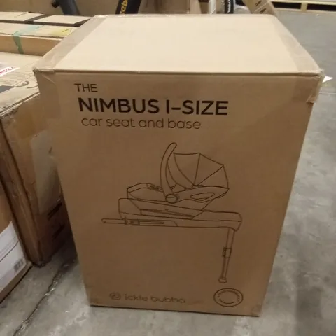 BOXED ICKLE BUBBA THE NIMBUS I-SIZE CAR SEAT AND BASE
