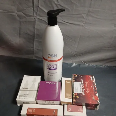 APPROXIMATELY 15 ASSORTED HEALTH & BEAUTY PRODUCTS TO INCLUDE THE ORDINARY, KAY BEAUTY AND DOG SHAMPOO