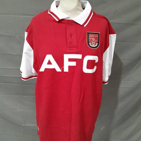 ARSENAL RETRO FOOTBALL POLO SHIRT - 2XL